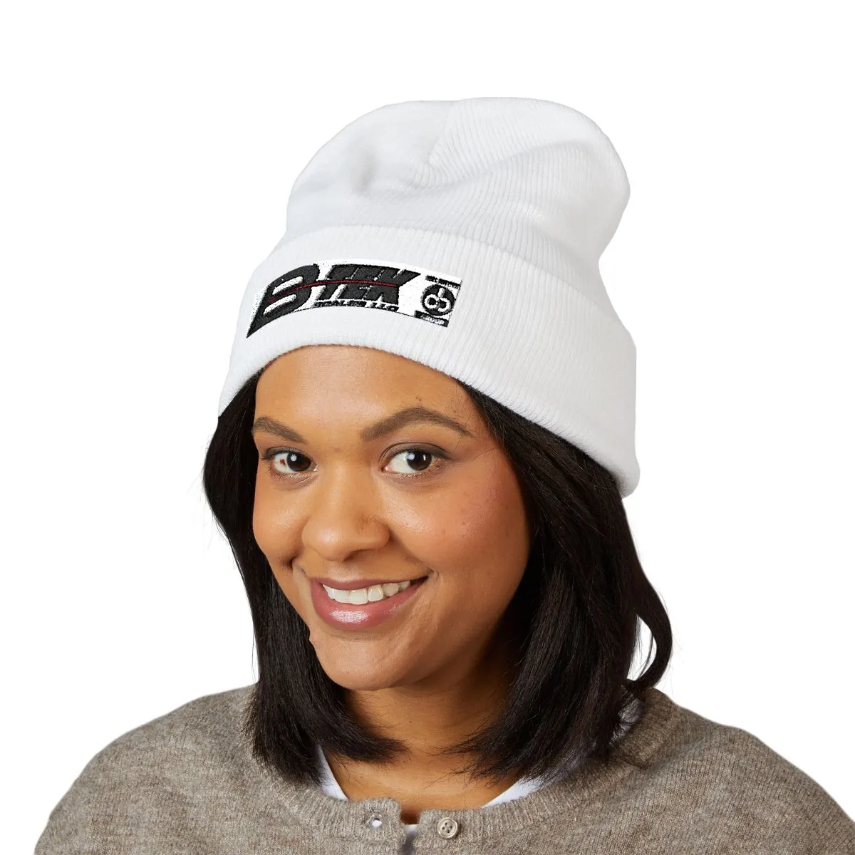 Bick logo embroidered cuffed beanie | Embroidery cuff beanie