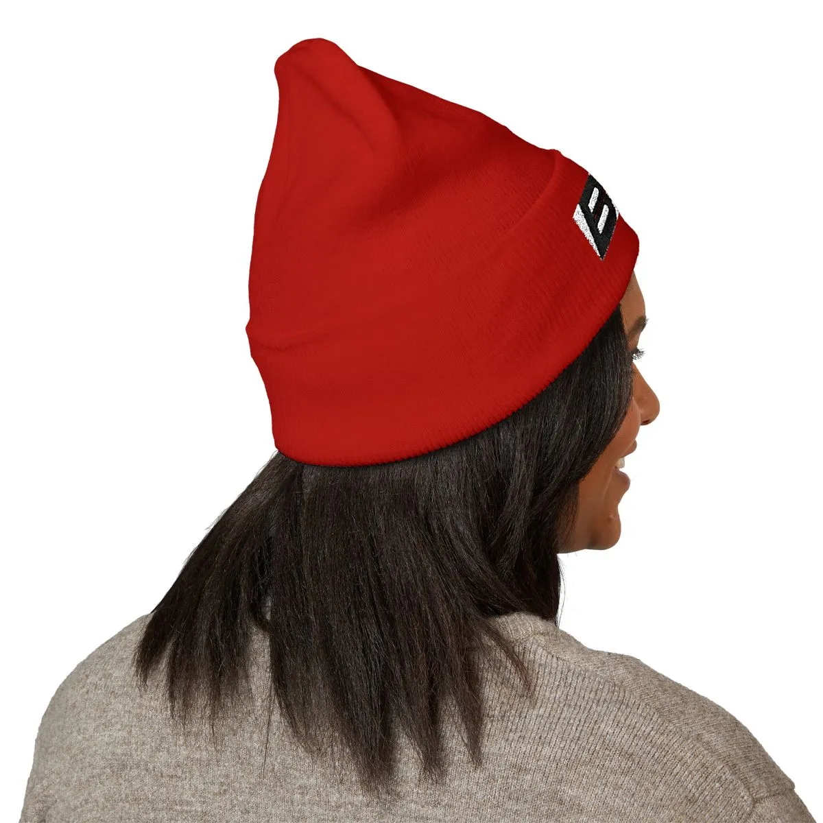 Bick logo embroidered cuffed beanie | Embroidery cuff beanie