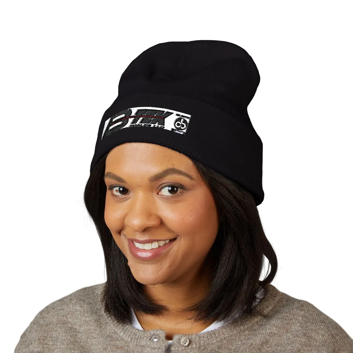 Bick logo embroidered cuffed beanie | Embroidery cuff beanie