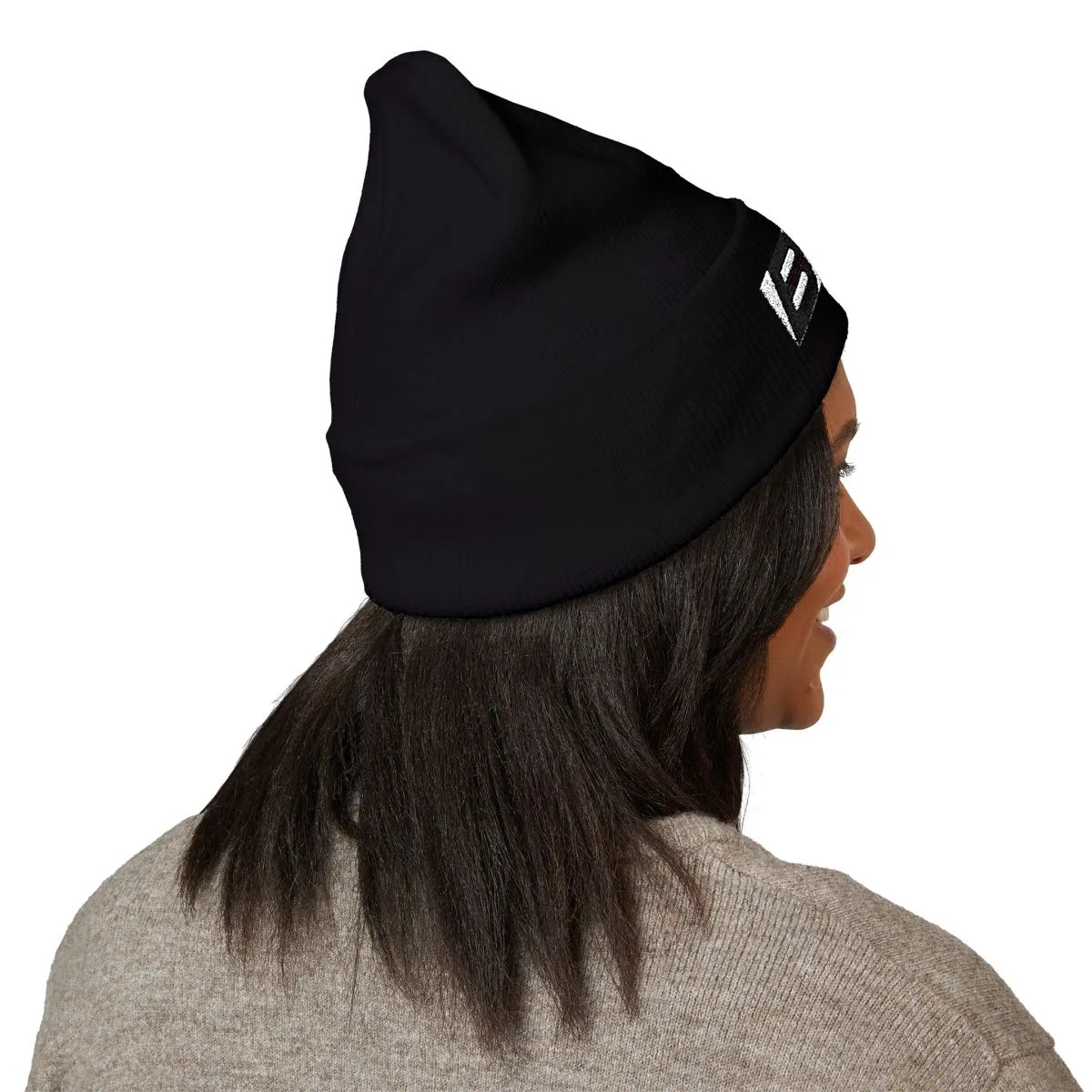 Bick logo embroidered cuffed beanie | Embroidery cuff beanie